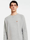 Fox Head Patch Classic Sweatshirt Grey Melange - MAISON KITSUNE - BALAAN 7