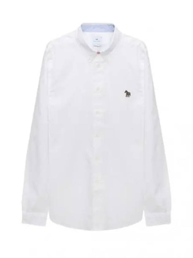 Zebra Patch Button Down Shirt Men s Long Sleeve - PAUL SMITH - BALAAN 1