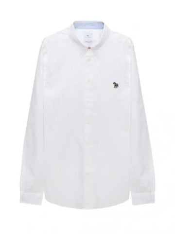 Zebra Patch Button Down Shirt Men s Long Sleeve - PAUL SMITH - BALAAN 1