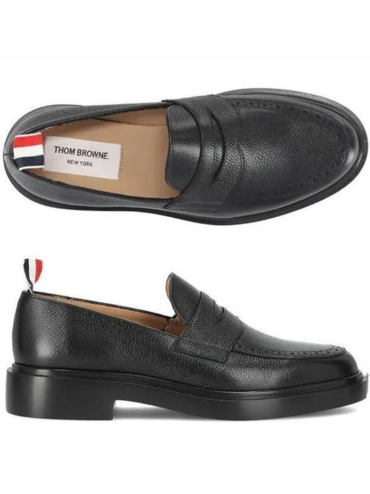 Lightweight Sole Penny Loafer Black - THOM BROWNE - BALAAN 2