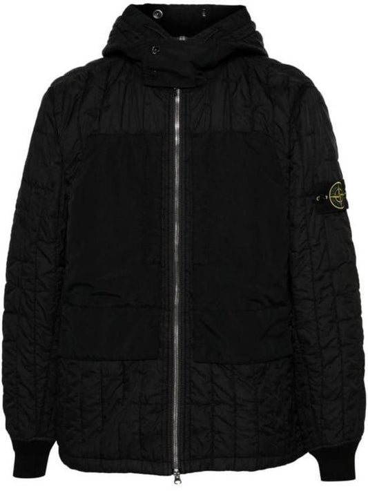 Stella Primaloft Quilted Nylon Zip-up Jacket Black - STONE ISLAND - BALAAN 1