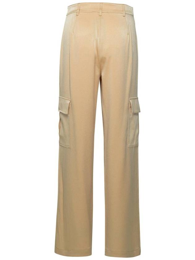 Straight Pants MH330DS99G288 Beige - MICHAEL KORS - BALAAN 4