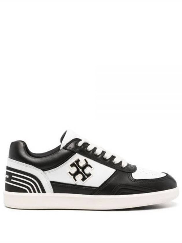 Clover Court Low Top Sneakers Purity Perfect Black - TORY BURCH - BALAAN 2