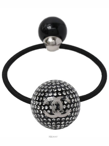 crystal ball hair scrunchie - CHANEL - BALAAN 1