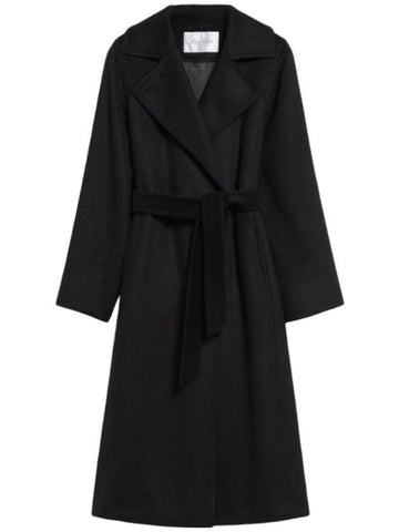 Women s Manuela Icon Wool Single Coat Black - MAX MARA - BALAAN 1