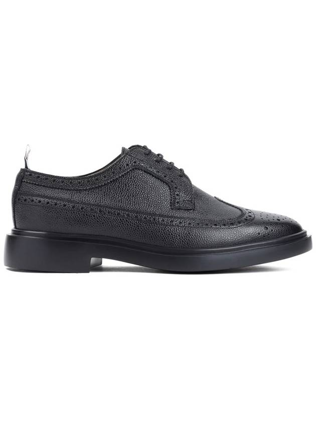 Men's Classic Long Wing Brogue Lace Up Brogue Shoes Black - THOM BROWNE - BALAAN 2