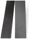 Branded Keeper Reversible Italian Leather Belt Black - HUGO BOSS - BALAAN 4