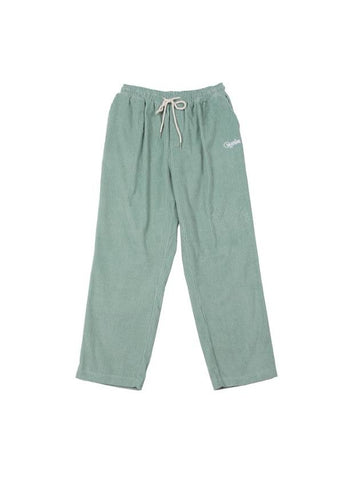 Corduroy Logo Wide Pants Mint - ARCANE FUNK - BALAAN 1