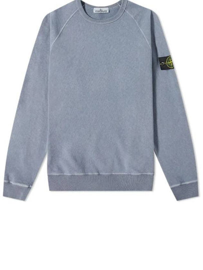 Wappen Patch Round Sweatshirt Washing Blue - STONE ISLAND - BALAAN 2