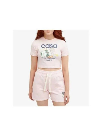 Graphic Printing Crop T Shirt WPS24JTS00903 - CASABLANCA - BALAAN 2