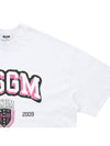 Logo Print Cotton Short Sleeve T-Shirt White - MSGM - BALAAN 5