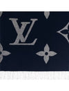 Men's Monogram Giant Scarf Navy - LOUIS VUITTON - BALAAN 5