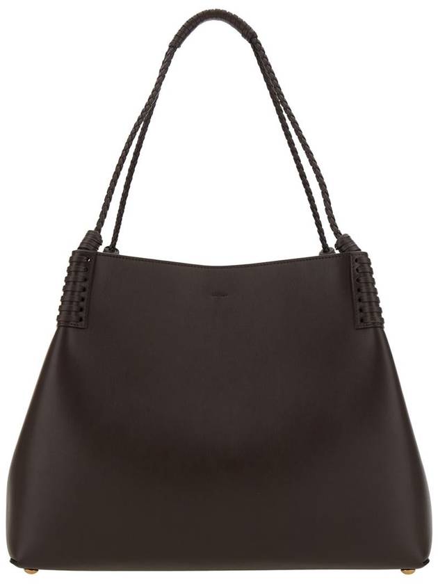 'Libra' Brown Shoulder Bag With Maxi Logo On The Front In Leather Woman - ETRO - BALAAN 2