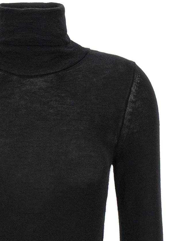 Tom Ford Silk Cashmere Turtleneck Sweater - TOM FORD - BALAAN 3