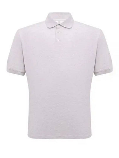 Short Sleeve Polo Shirt White - BRUNELLO CUCINELLI - BALAAN 2