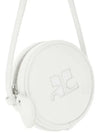 Reedition Sac Petit Cercle Cross Bag White - COURREGES - BALAAN 5