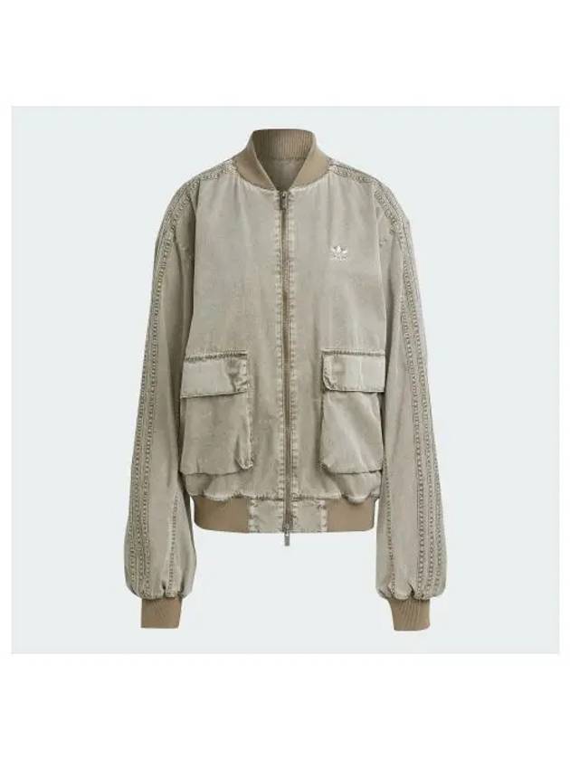 Adilenium 2 Washed Bomber Jacket Olive Strata - ADIDAS - BALAAN 2