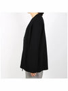 V neck wool cardigan black - JIL SANDER - BALAAN 4