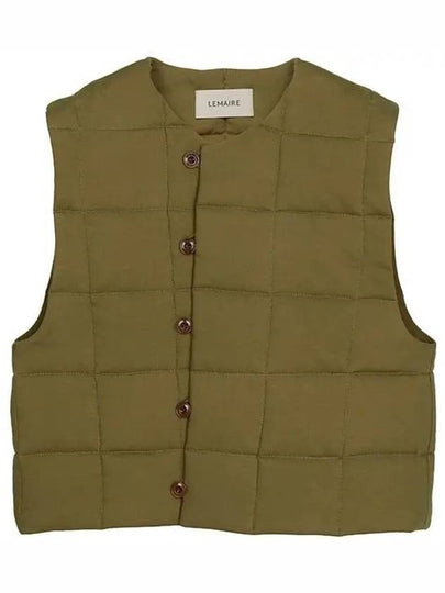 Quilting Padding Vest Pistachio - LEMAIRE - BALAAN 2