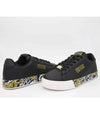 Logo Brush Couture Court 88 Low Top Sneakers Black - VERSACE - BALAAN 3