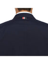 Typewriter Cloth Grosgrain Placket Sport Jacket Navy - THOM BROWNE - BALAAN 8