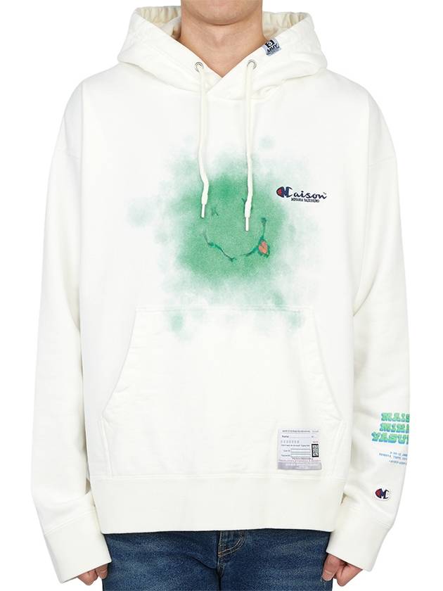 Graphic Print Hoodie White - MAISON MIHARA YASUHIRO - BALAAN 2