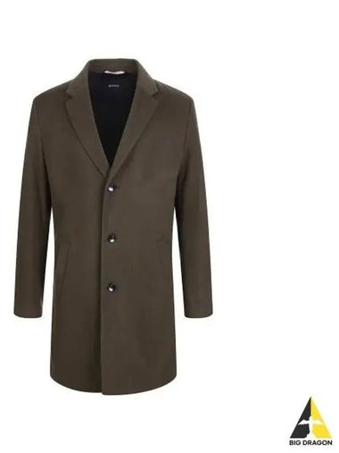 Virgin wool single chester coat 50485199 341 - BOSS - BALAAN 1