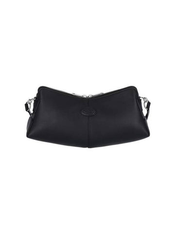 DI Swing Leather Mini Shoulder Bag Black - TOD'S - BALAAN 1