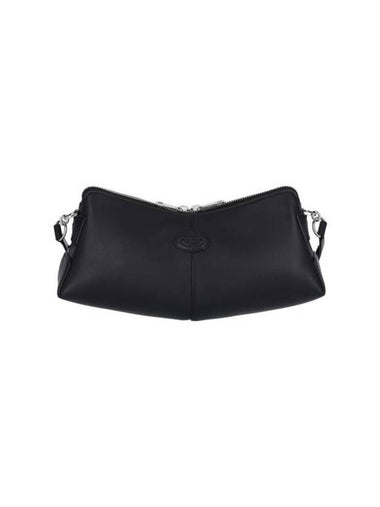 DI Swing Leather Mini Shoulder Bag Black - TOD'S - BALAAN 1