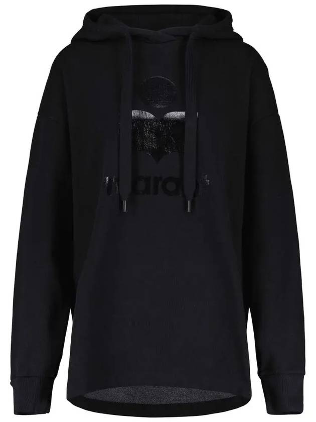 Marly Logo Hoodie Black - ISABEL MARANT - BALAAN 3