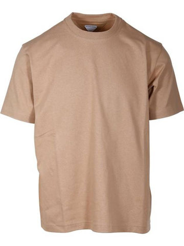 Cotton Short Sleeve T-Shirt Wood - BOTTEGA VENETA - BALAAN 1