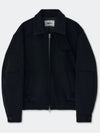 Destroyed Cutting Blouson Jacket Black - KINETO - BALAAN 3