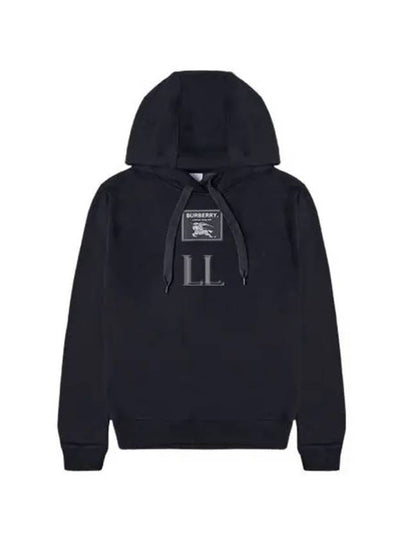 Women's Prorsum Label Cotton Hoodie Black - BURBERRY - BALAAN 2