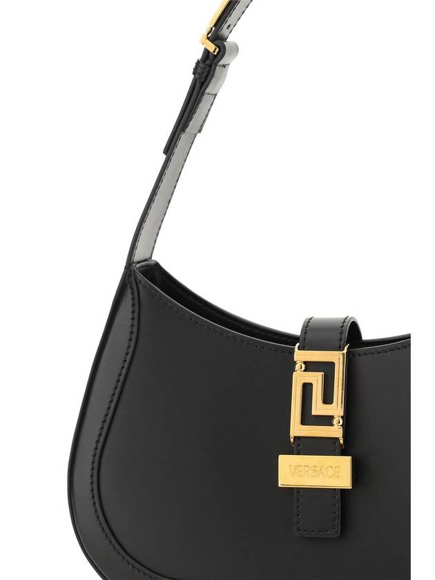 Greca Goddess Small Hobo Shoulder Bag Black - VERSACE - BALAAN 6