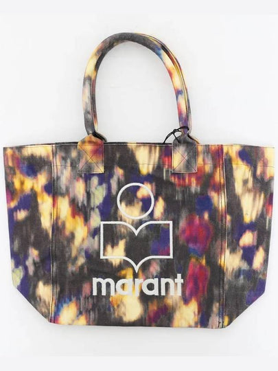 Yenky Logo Print Small Tote Bag Ocher Black - ISABEL MARANT - BALAAN 2