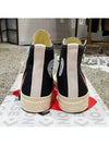 Heart Chuck Taylor Converse High Top Sneakers Black P1K112 1 150204C - COMME DES GARCONS PLAY - BALAAN 4