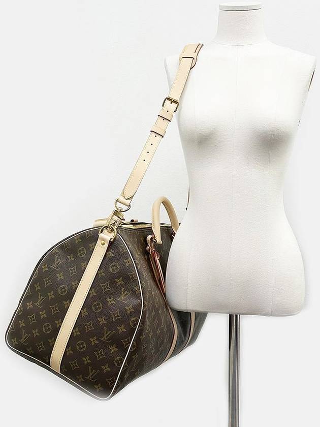 Monogram Keepall 55 Bandouli re Boston Bag 4VLVB23453 - LOUIS VUITTON - BALAAN 9