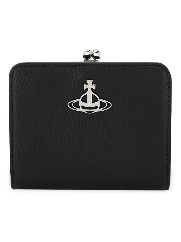 ORB Logo Half Wallet Black - VIVIENNE WESTWOOD - BALAAN 4