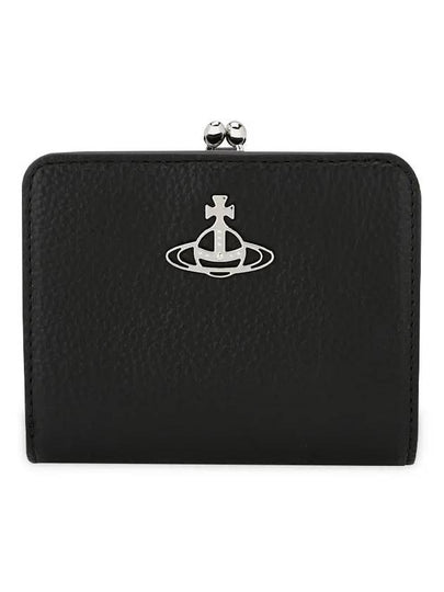 ORB Logo Half Wallet Black - VIVIENNE WESTWOOD - BALAAN 2