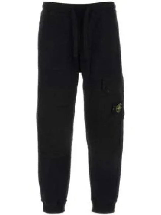 Compass Badge Panel Track Pants Black - STONE ISLAND - BALAAN 2