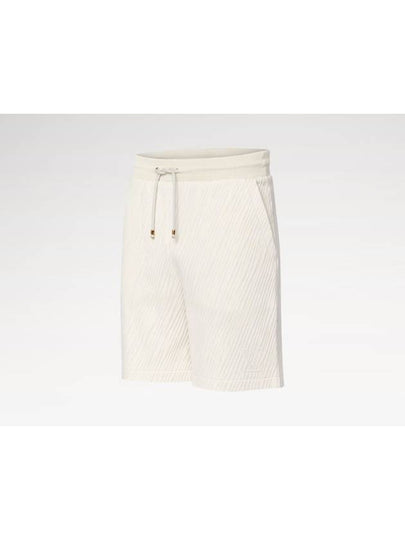 1AFYDM Jacquard Cotton Blend Jersey Shorts - LOUIS VUITTON - BALAAN 2