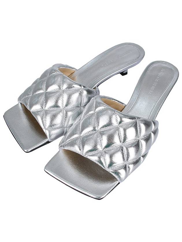 Padded Mule Silver - BOTTEGA VENETA - BALAAN 2