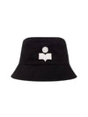 Haley Embroidered Logo Bucket Hat Black - ISABEL MARANT - BALAAN 2