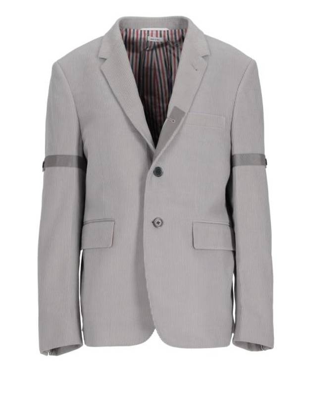 armband jacket gray - THOM BROWNE - BALAAN 1