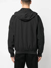 Soft Shell R Technology Nylon Hood Jacket Black - STONE ISLAND - BALAAN 6