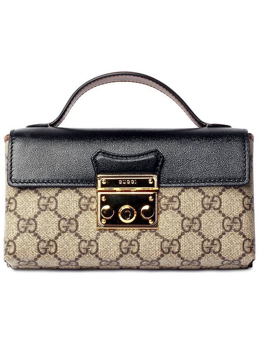 Padlock Mini Bag Beige Ebony Black - GUCCI - BALAAN 2