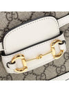 Horsebit 1955 Mini Bag Beige White - GUCCI - BALAAN 8