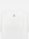 Luminous back logo women s short sleeved t shirt white M241TS09715W - WOOYOUNGMI - BALAAN 6