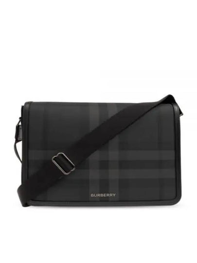 Check Logo Messenger Bag Grey - BURBERRY - BALAAN 2