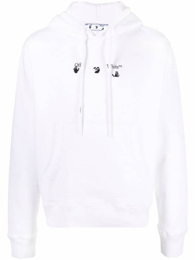 Red Marker Arrow Hoodie White - OFF WHITE - BALAAN 1